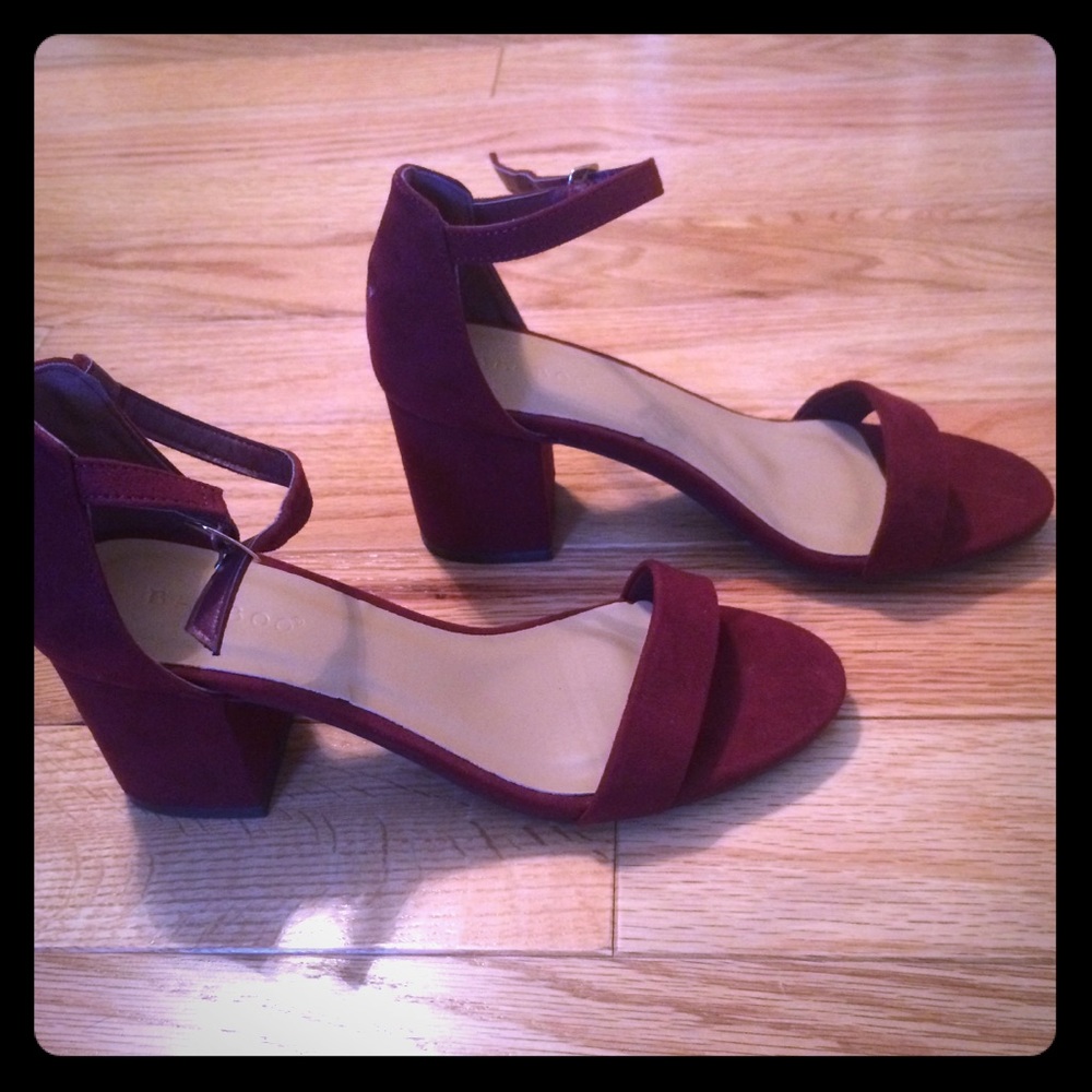 Bamboo brand thick heels